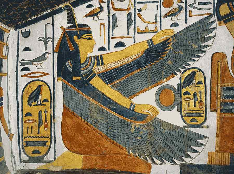 Maal jumalanna Maatist Nefertari hauakambrist