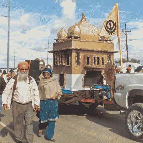 Orașul Yuba Parada Sikh Float Templul de Aur